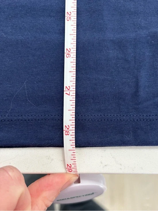 Trimark  Men's Navy Eco Polo Shirt - Classic Short Sleeve size large - Picture 3 of 6